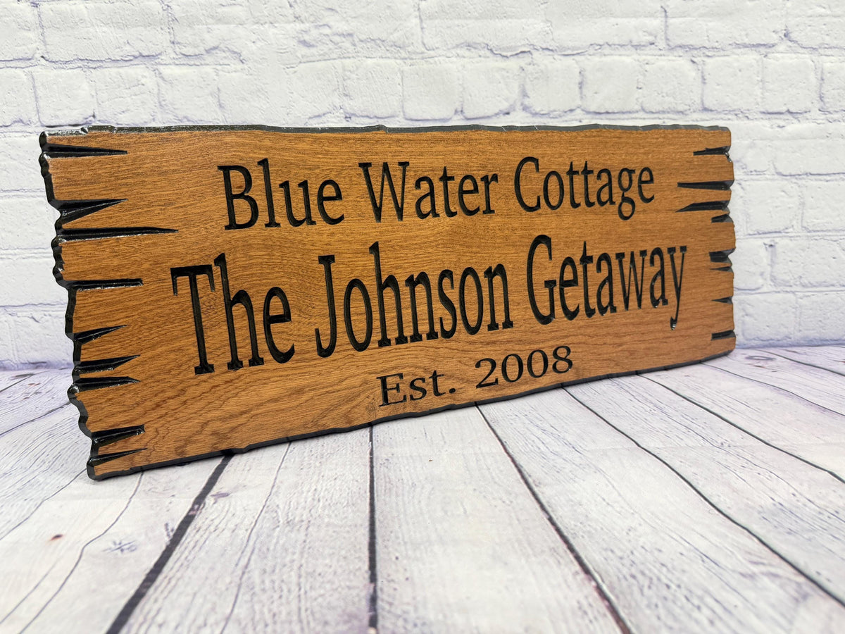 Personalized Camp Name Sign by Rustic Timber and Gifts