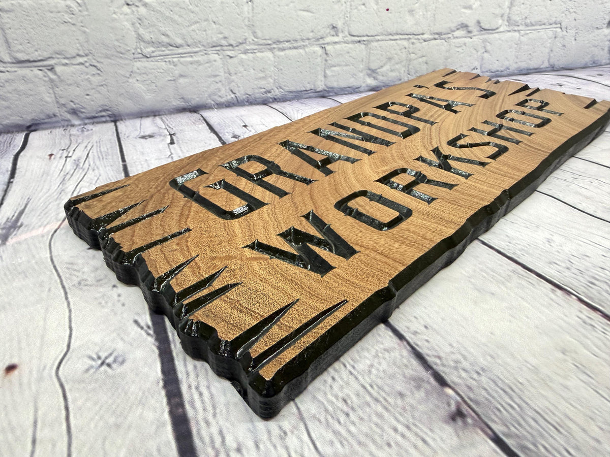 Grandpa Workshop Sign by Rustic Timber and Gifts