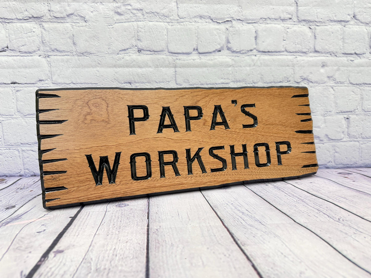 Grandpa Workshop Sign by Rustic Timber and Gifts