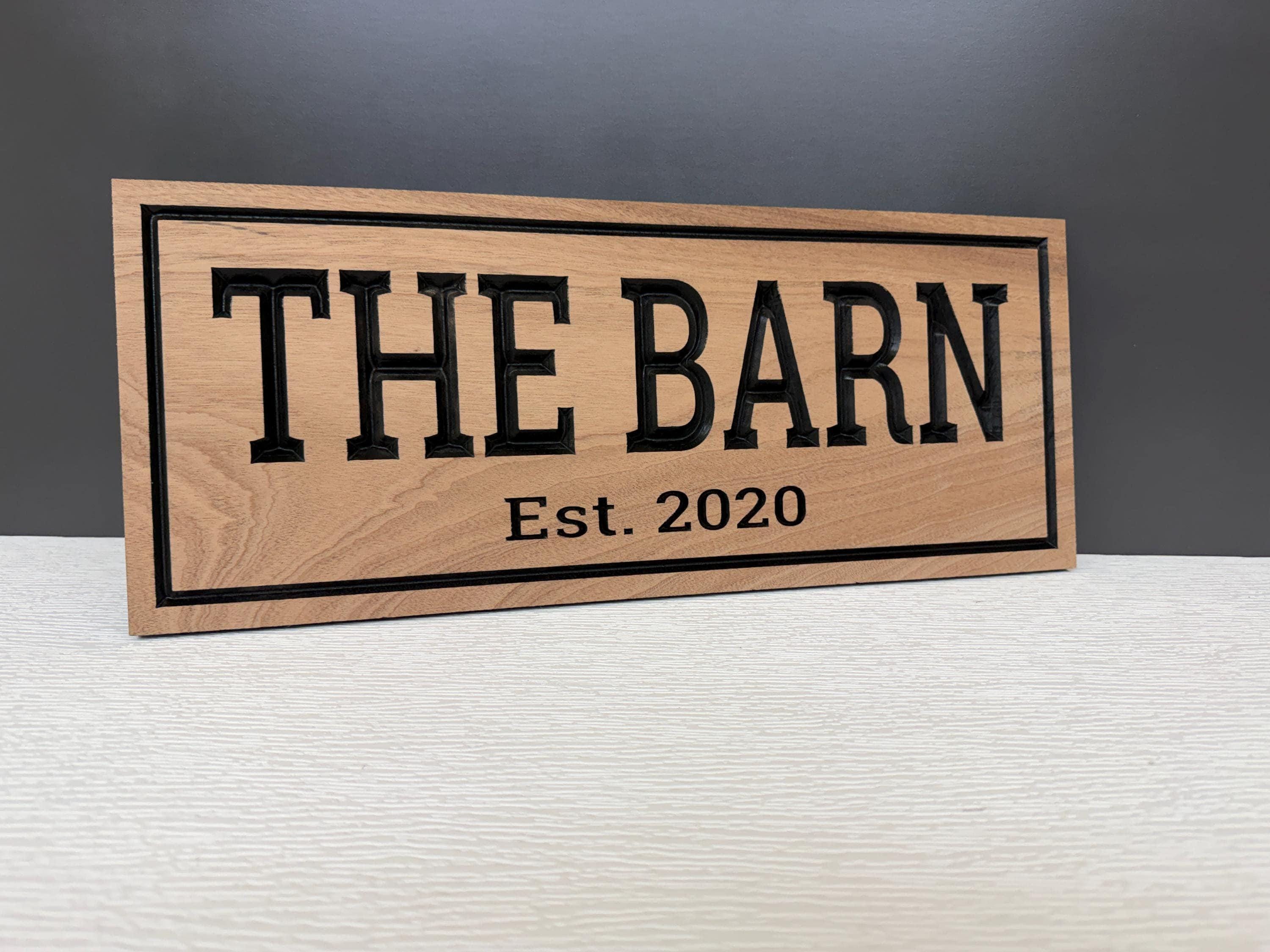 Horse Barn Sign Custom Wood, Equestrian Property Name Sign, Stable Name Plaque, Personalized Ranch Sign, Horse Gift