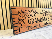 Personalized Wood Name Sign, Custom Camping or Treehouse Sign, Carved Wood