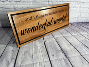Custom Quote Sign Wood, Personalized Any Text Carved Hardwood, Your Words Your Way, Rustic Home Decor Sign