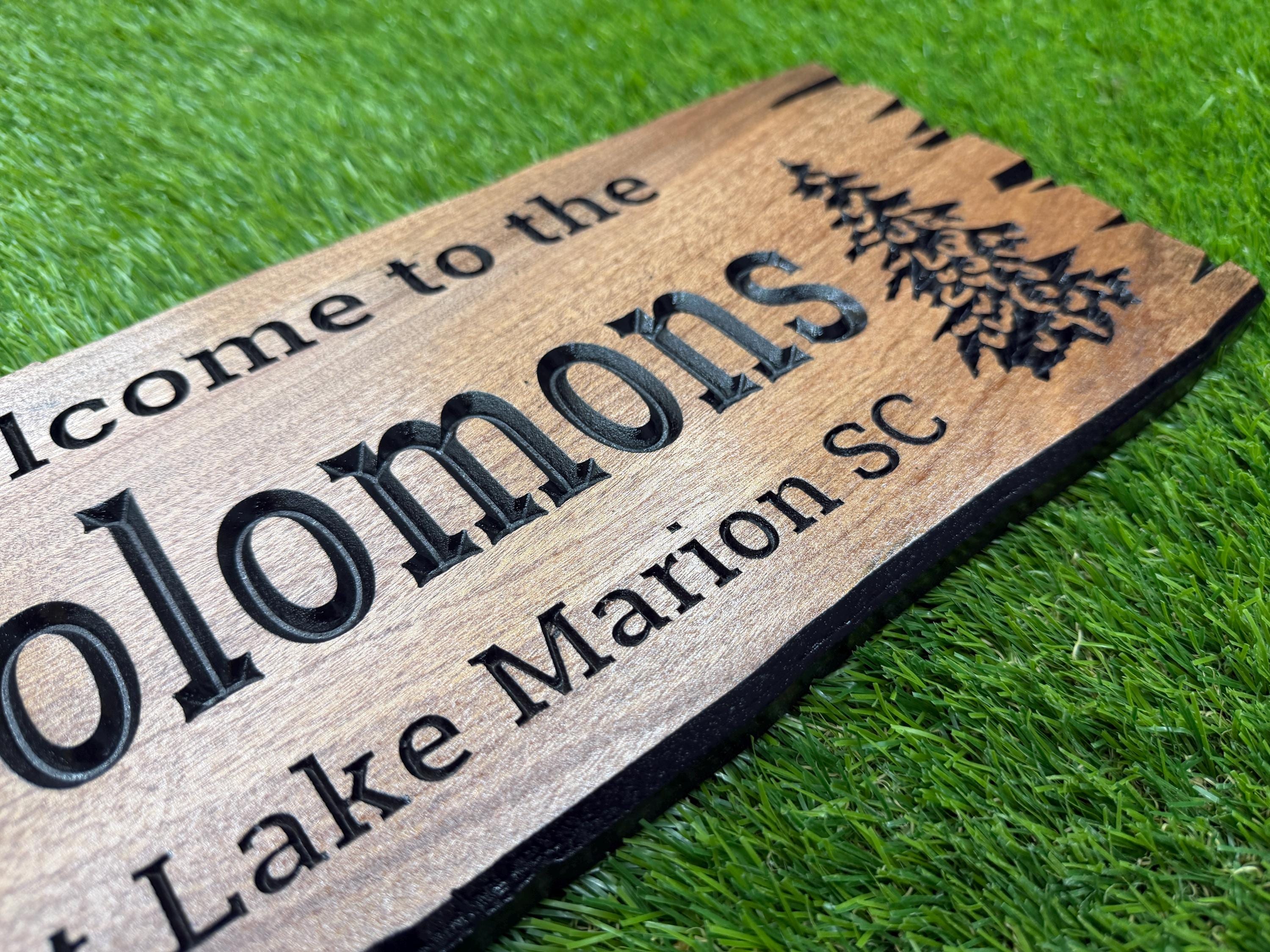 Custom Wood Sign, Wood Sign Custom, Custom Camp Sign Wooden Sign Custom Signs Wood Plaque Camp Sign Wooden Art Rustic Gift Family Name Signs