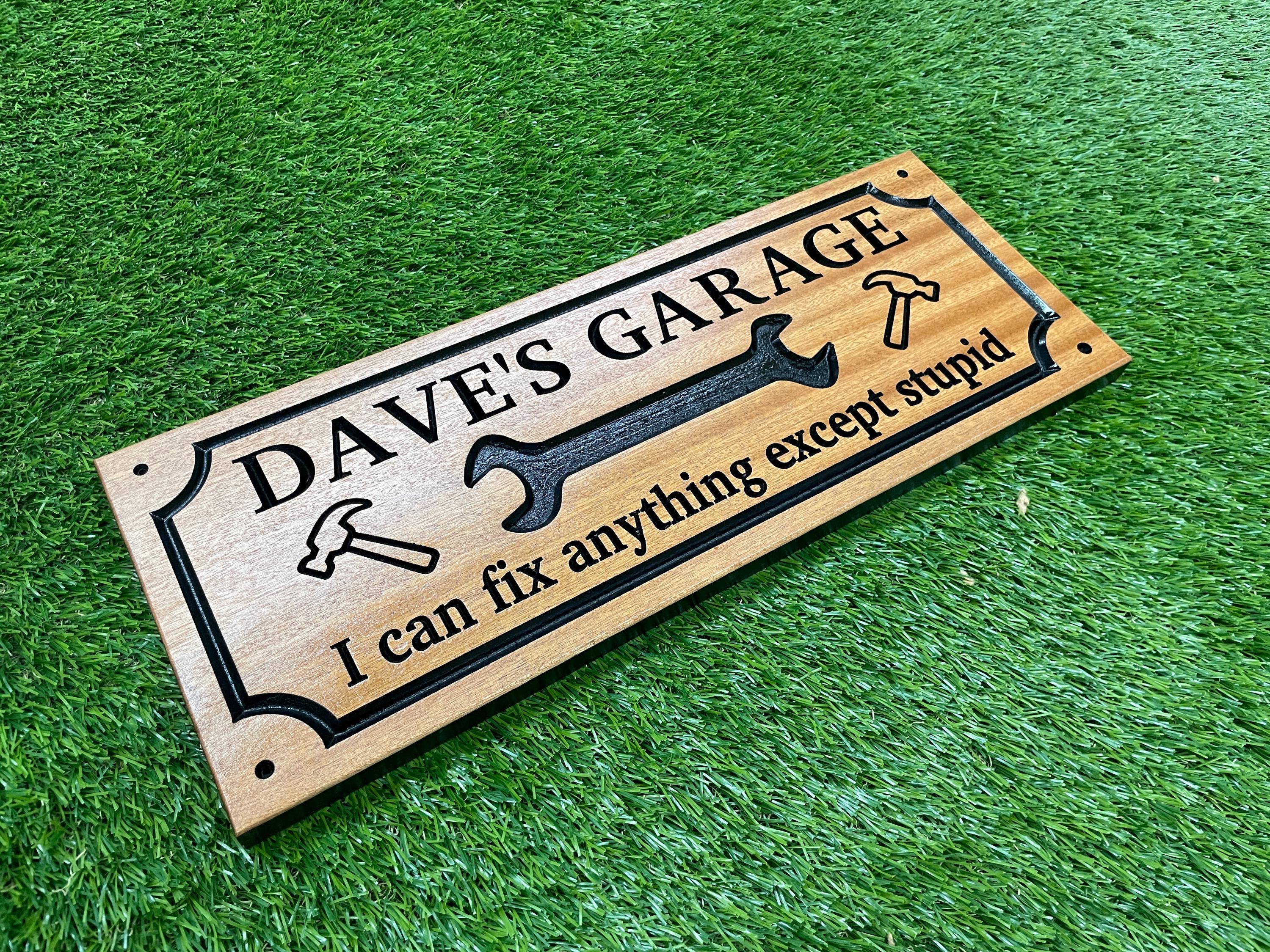 Electrician Gift Custom Wood Sign, Trade Shop Name Sign, Contractor Workshop Decor, Personalized Tradesman Sign