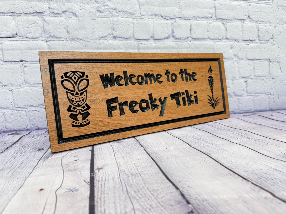 Tiki Bar Wedding Gift Sign by Rustic Timber and Gifts