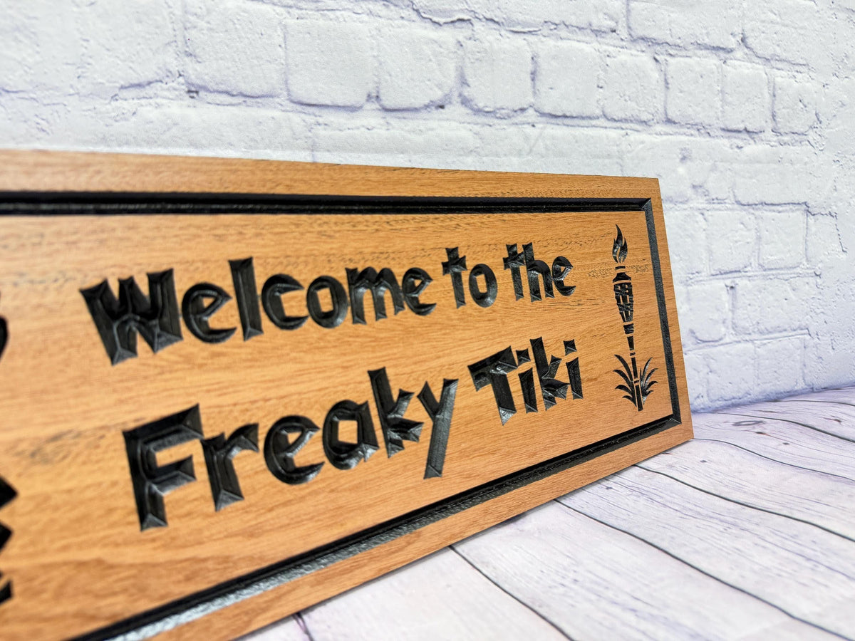 Tiki Bar Wedding Gift Sign by Rustic Timber and Gifts