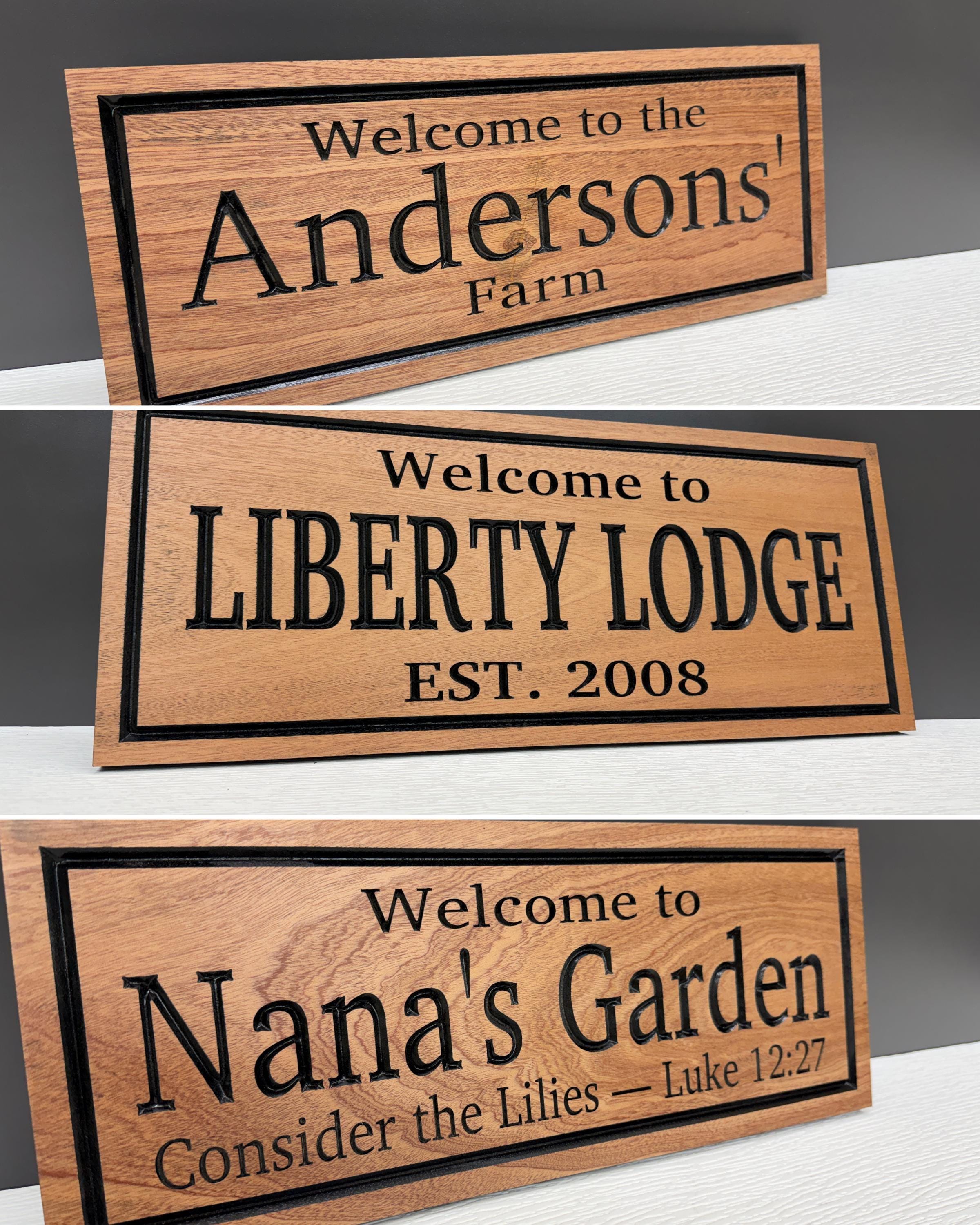Custom Farm Sign, Personalized Family Farm Name Sign, Carved Wood Ranch Homestead Decor, Farmhouse Entrance Sign, Gift for Farmer