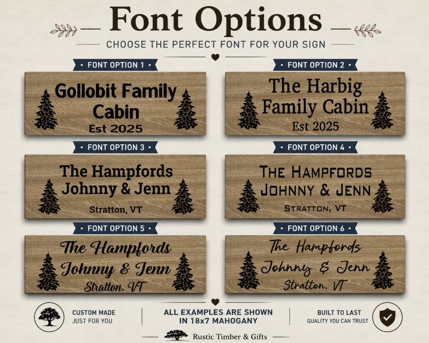 Welcome to the Lake Sign Custom Wood Live Edge, Personalized Family Name Lake Sign Pine Trees, Named Lake Sign Carved Hardwood