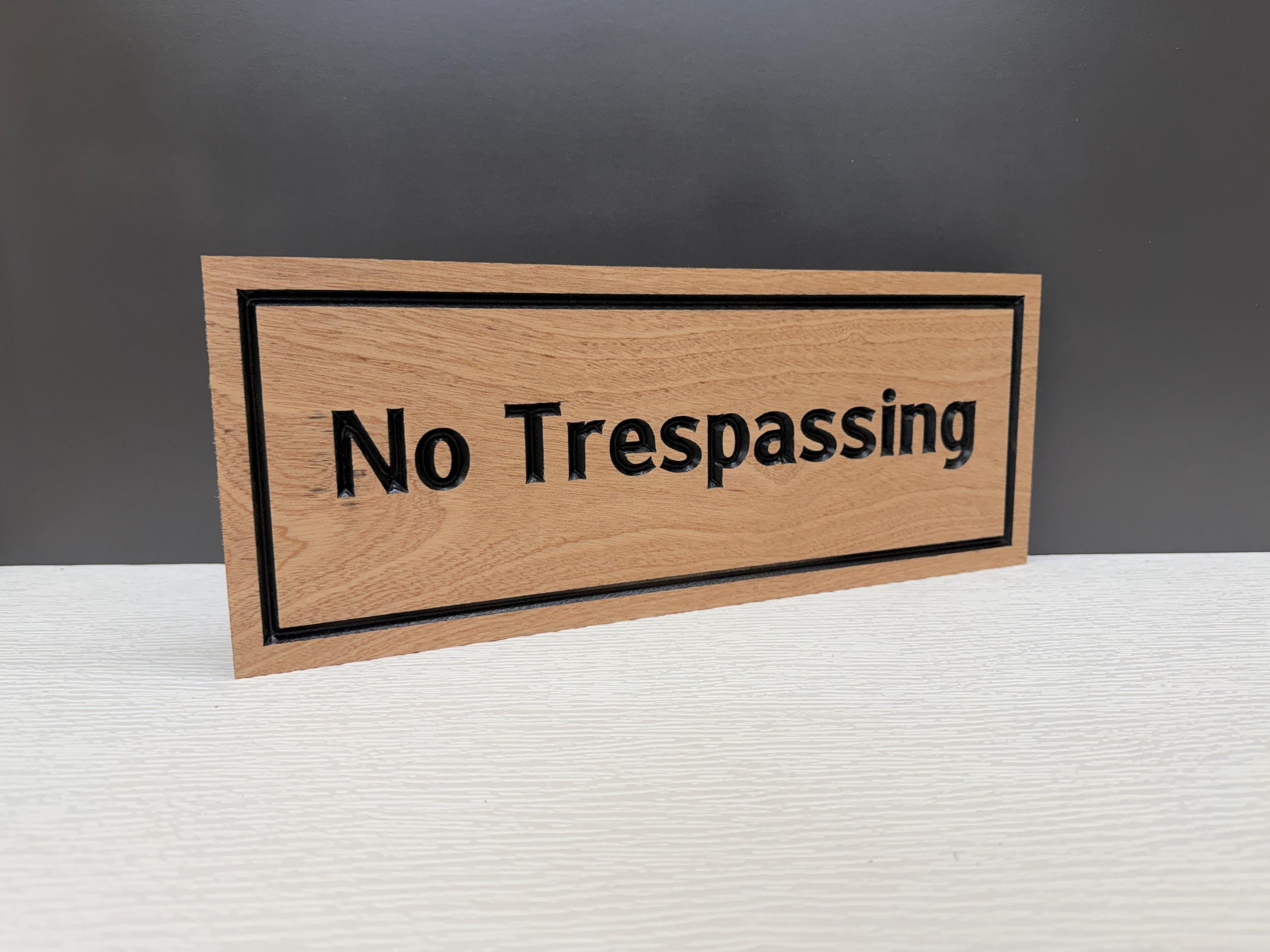 Posted Land Sign, No Hunting No Fishing Custom Carved Wood Sign, Hunting Property Deer Camp Marker, Private Land Owner Gift, Weatherproof
