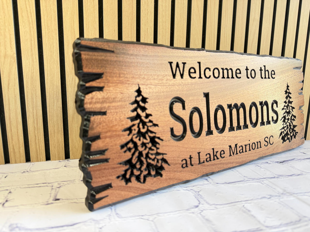 South Carolina Lake Sign by Rustic Timber and Gifts