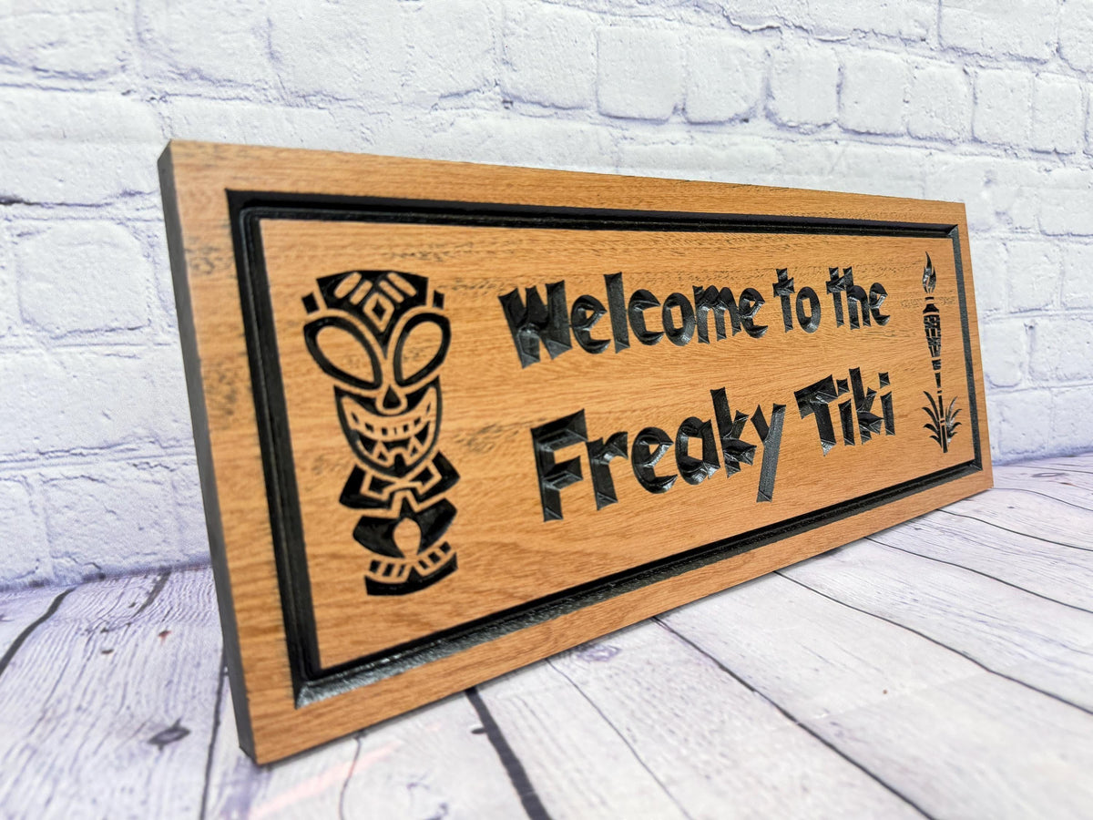 Tiki Bar Wedding Gift Sign by Rustic Timber and Gifts