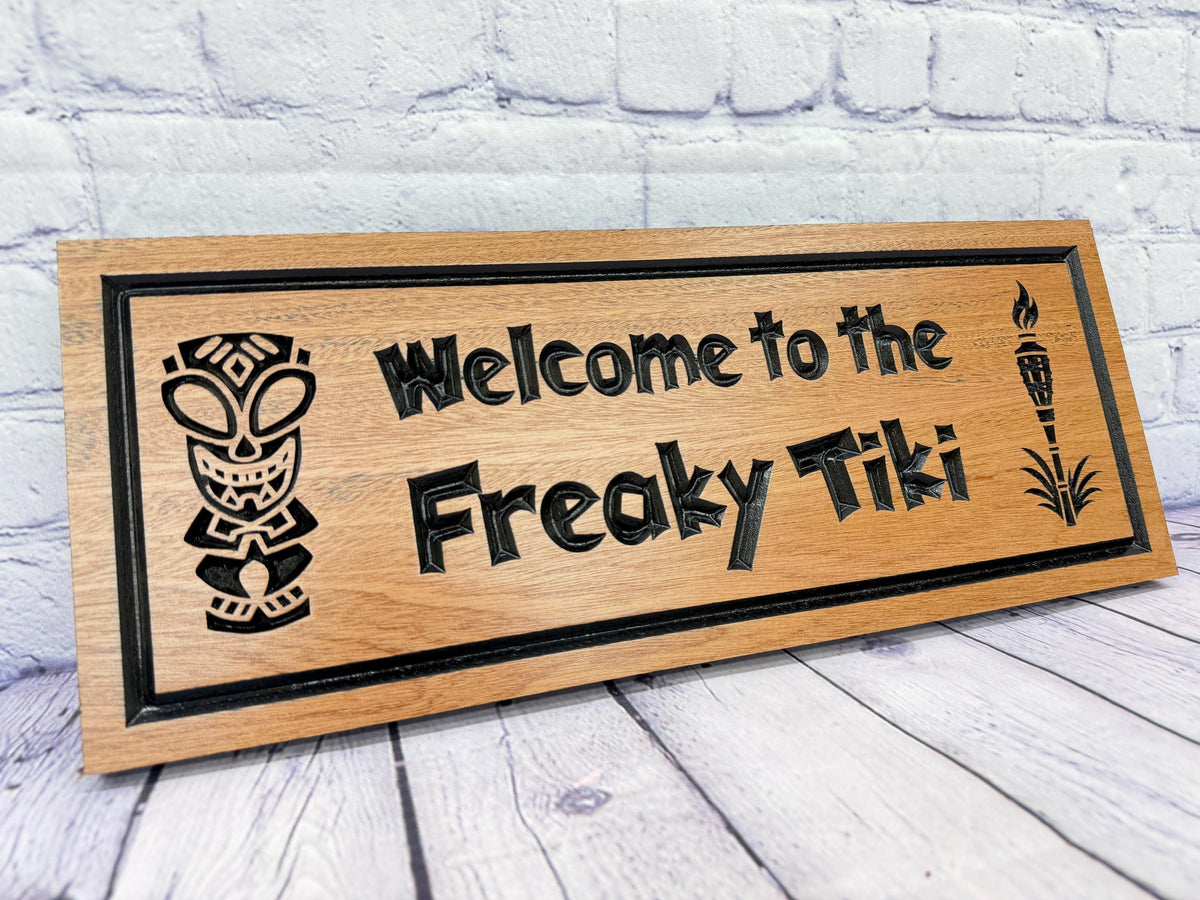Tiki Bar Wedding Gift Sign by Rustic Timber and Gifts