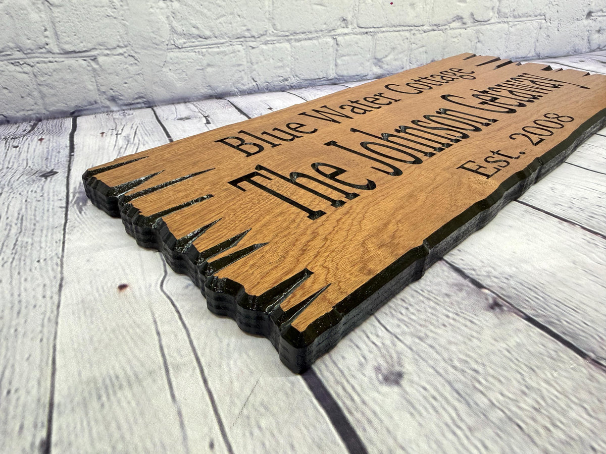 Personalized Camp Name Sign by Rustic Timber and Gifts