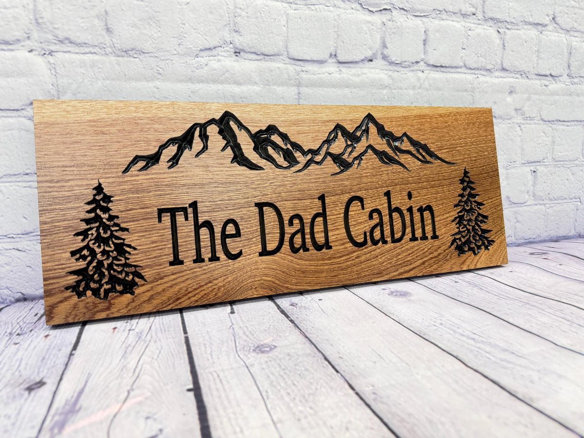 Custom Lake House Family Name Sign by Rustic Timber and Gifts