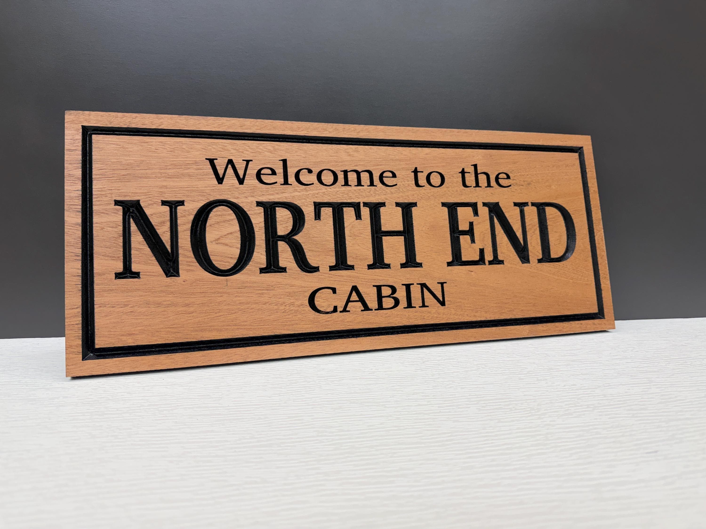 Personalized Cabin Sign, Custom Carved Wood Cabin Name Sign, Welcome to the Cabin, Lake House Decor, Cabin Owner Housewarming Gift