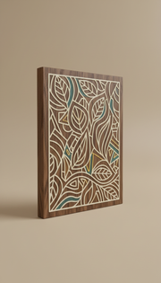 Classic Oak Laser-Engraved Sign