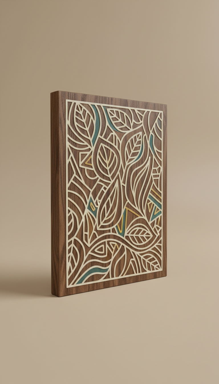 Classic Oak Laser-Engraved Sign