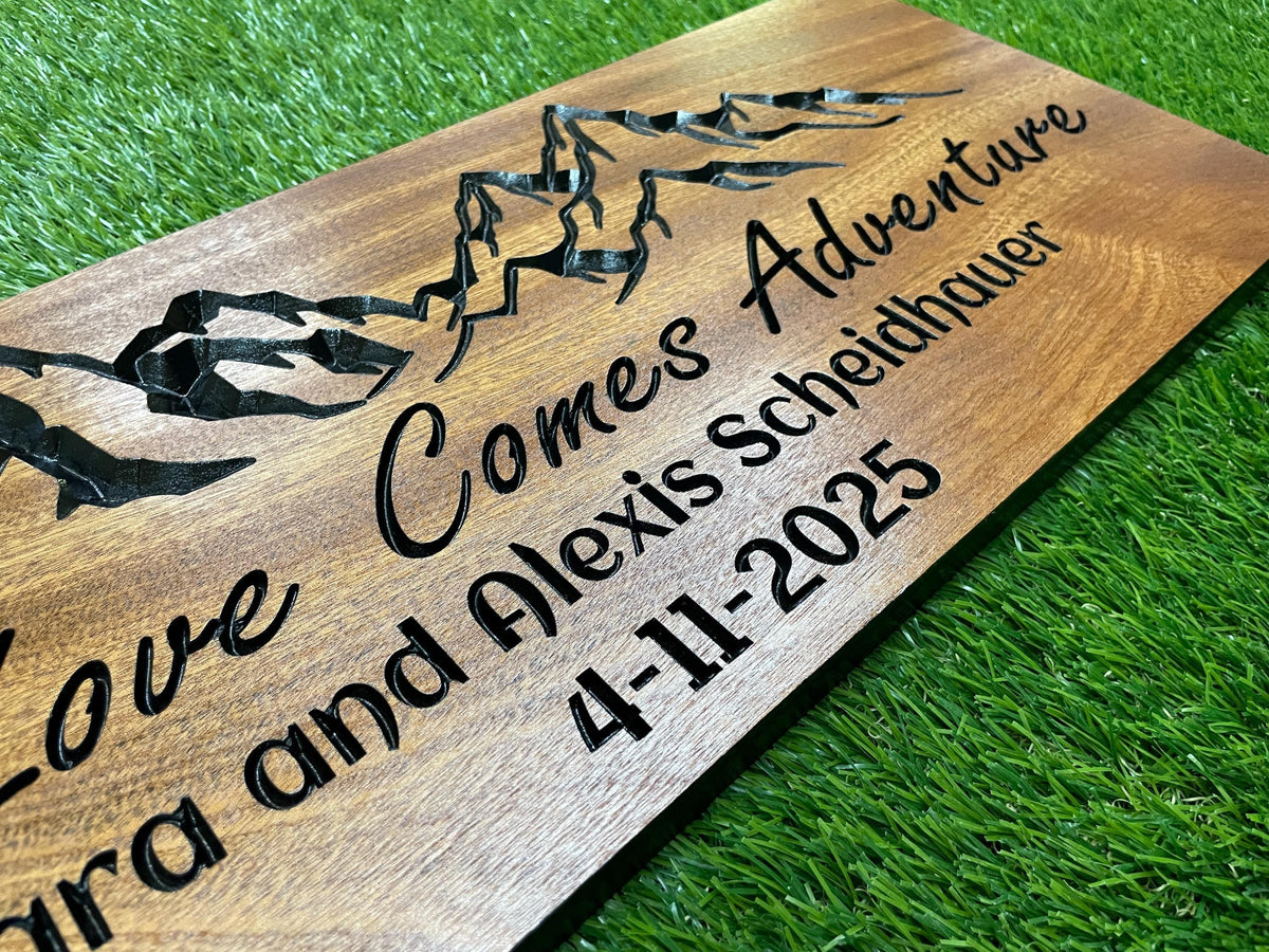 5th Anniversary Wood Gift by Rustic Timber and Gifts