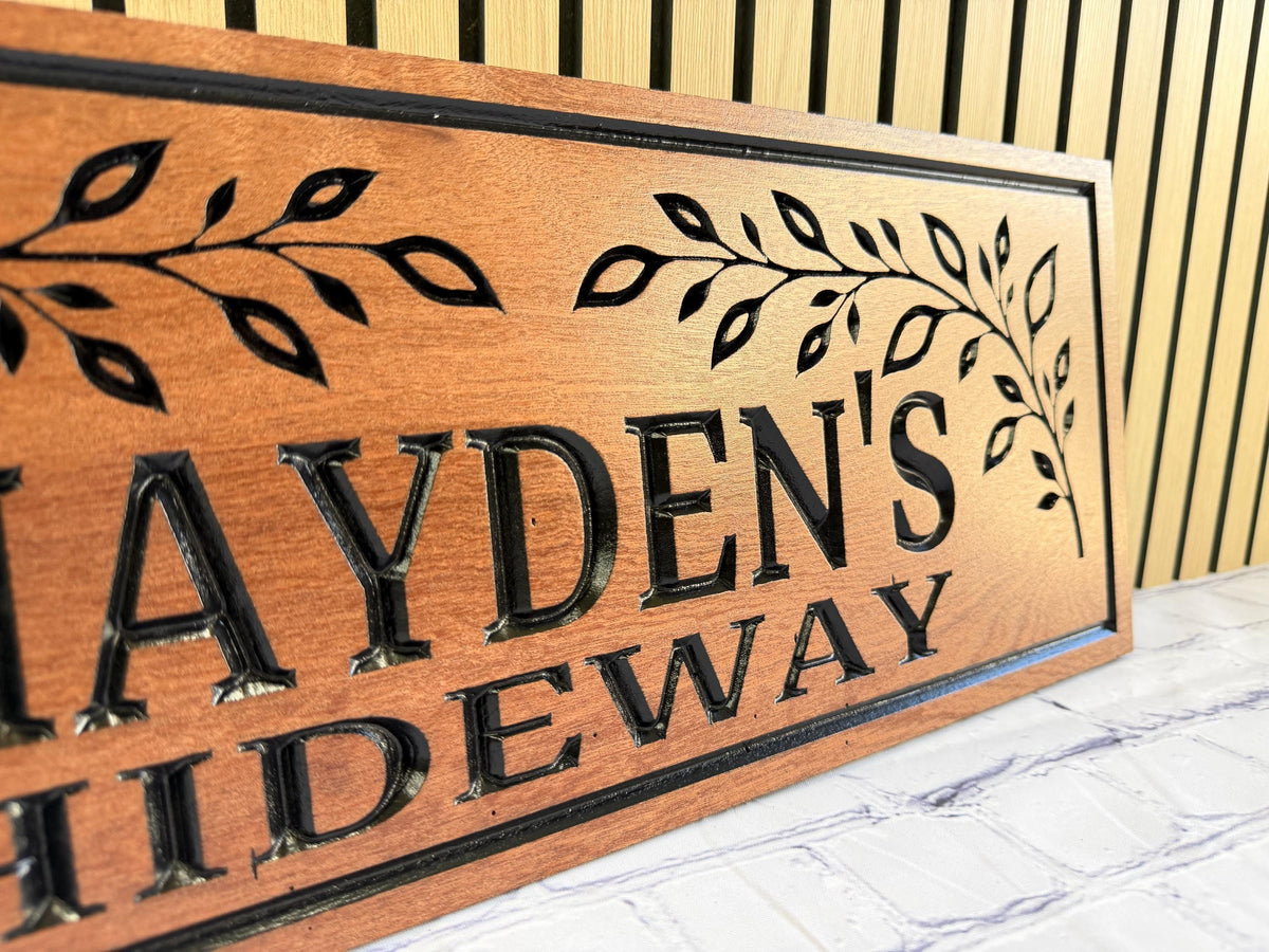Personalized Outdoor Wood Sign by Rustic Timber and Gifts