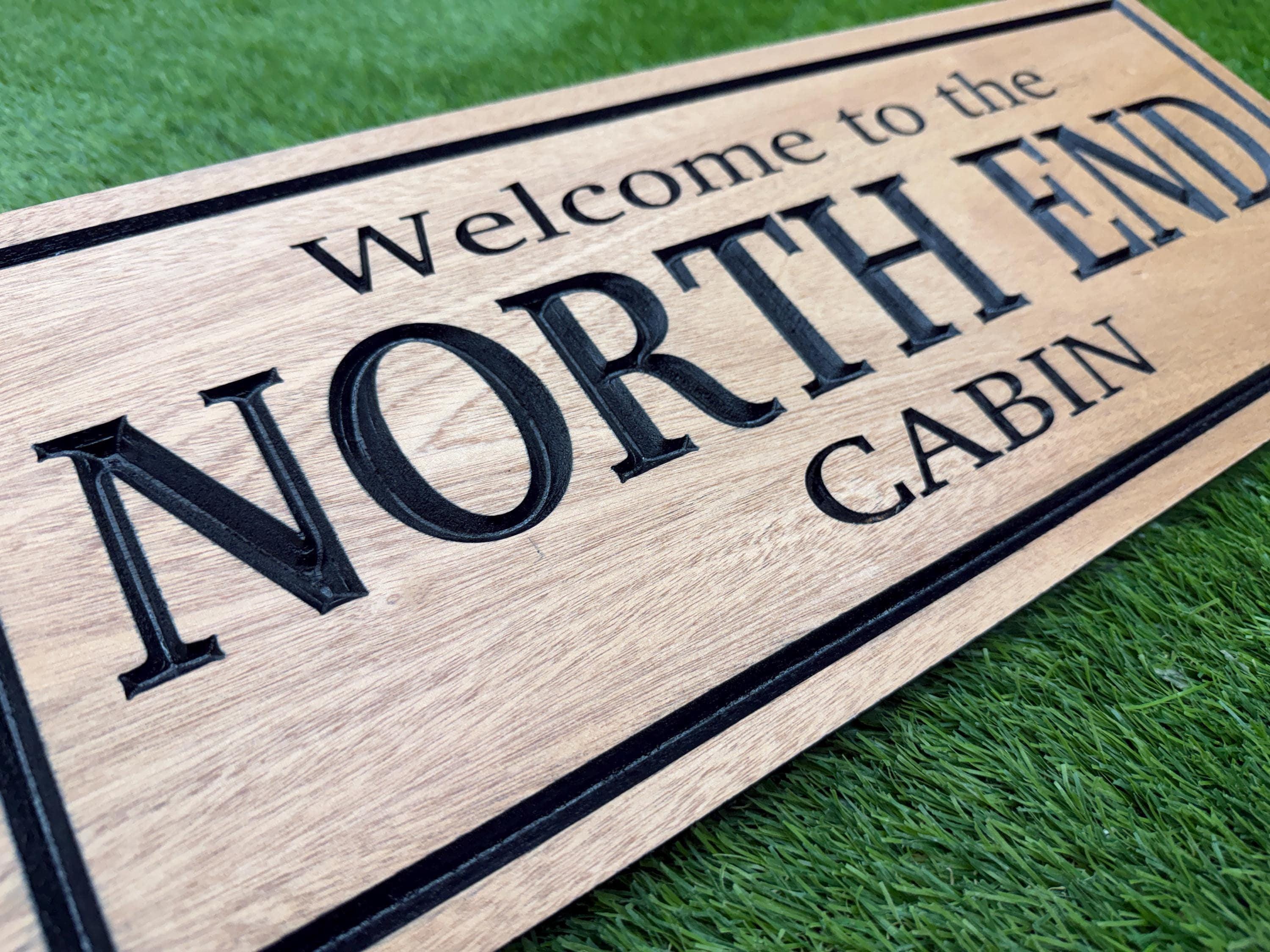 Fishing Lodge Sign Custom Wood, Corporate Retreat Decor, Personalized Hunting Retreat Sign, Camp Welcome Sign Carved