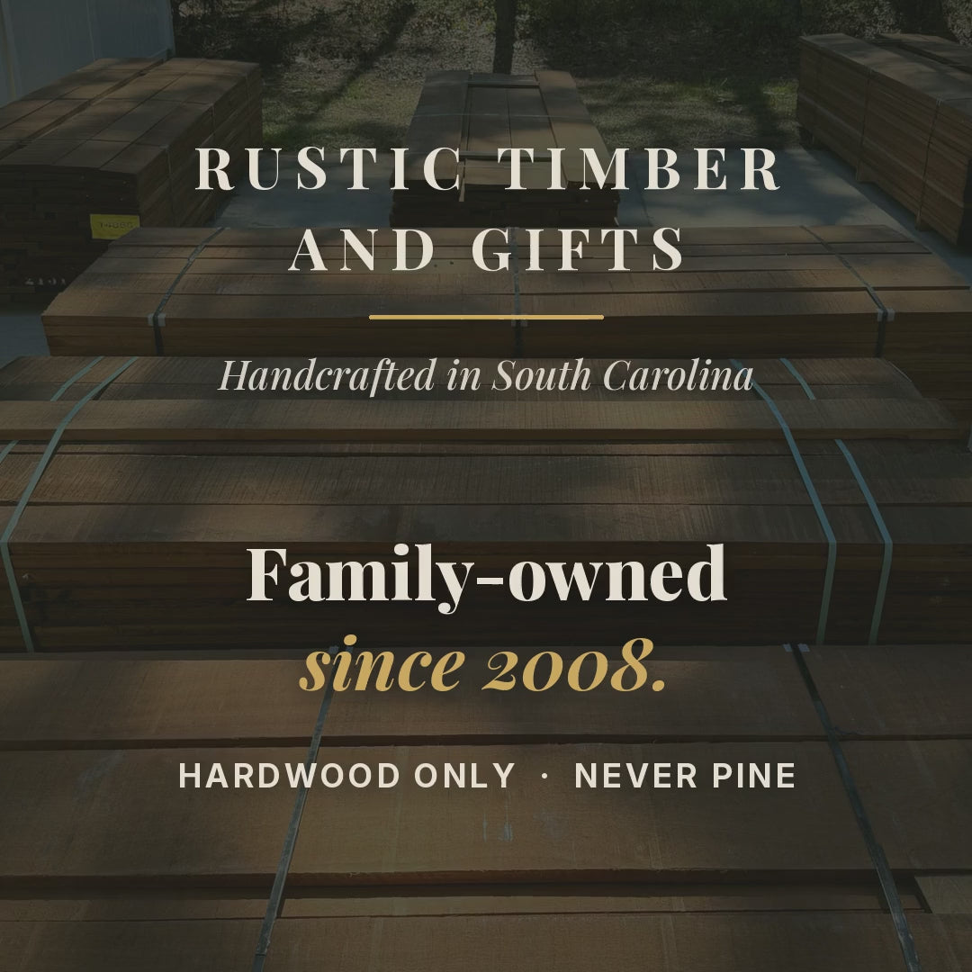 Load video: Custom Lodge Sign, Personalized Cabin Welcome Sign with Established Date